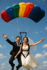 Außergewöhnliche Hochzeit